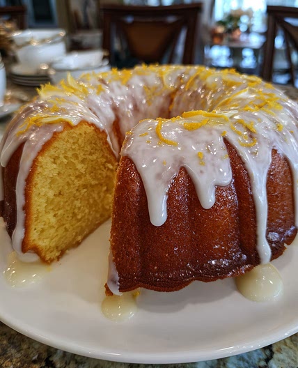 Limoncello Bliss Zesty Italian Cake