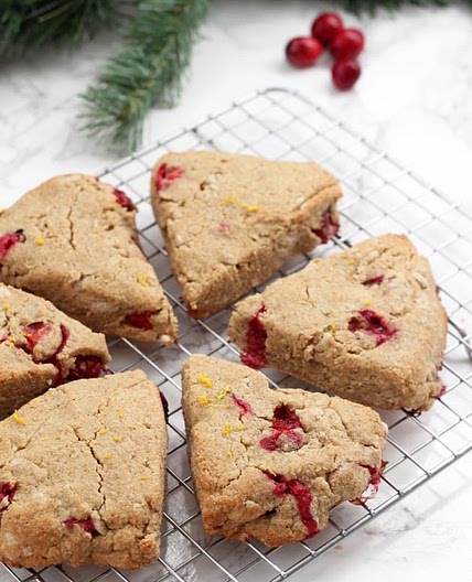Orange Cranberry Scones (Paleo & AIP)
