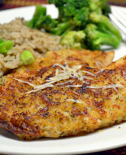 Parmesan Crusted Tilapia Fillets