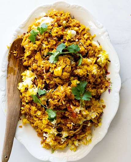 Easy cauliflower Biryani