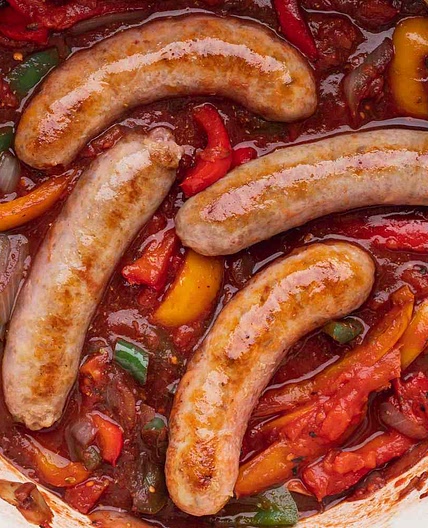 Easy Sausage, Peppers, and Onions