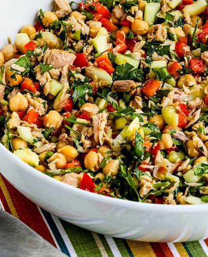 Chickpea Tuna Salad