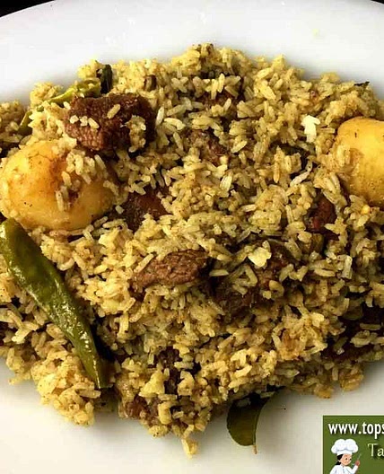 Sri Lankan Beef Biryani Recipe with Potatoes | Easy Homemade