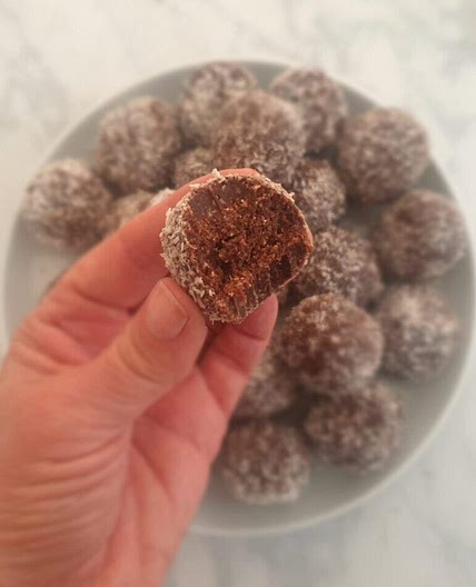 Keto Chocolate Coconut Bliss Balls