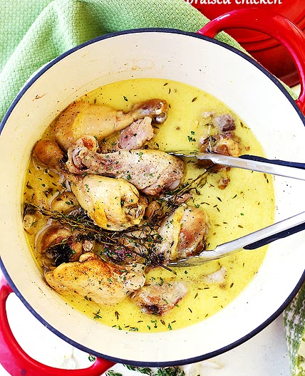 Coconut Milk and Thyme Braised Chicken