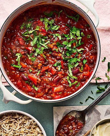 Easy vegetarian chilli