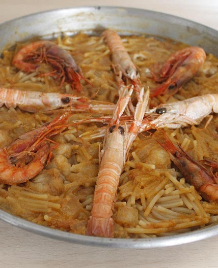 Receta de Fideuá de Gandia