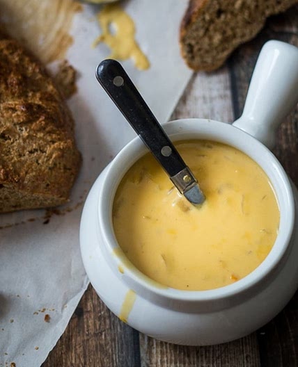 30 Minute German Beer Cheese Soup Recipe