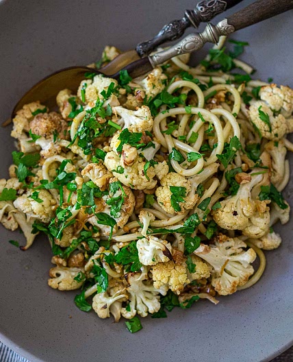 Roasted Cauliflower Pasta Recipe