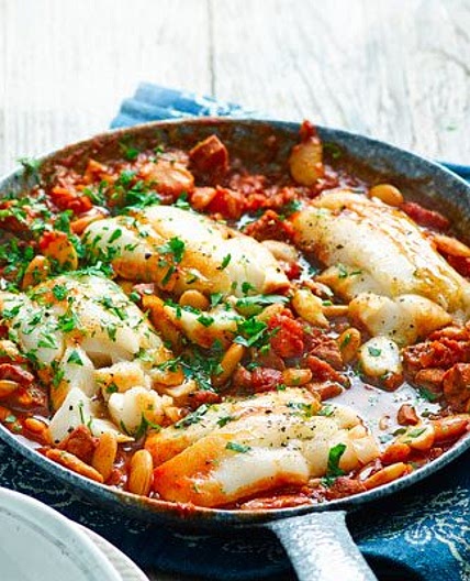 Cod & chorizo stew