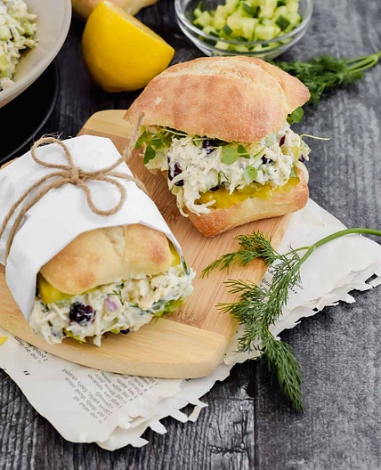 Cucumber Dill Chicken Salad