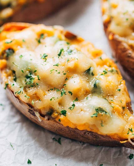 Healthy Sweet Potato Skins