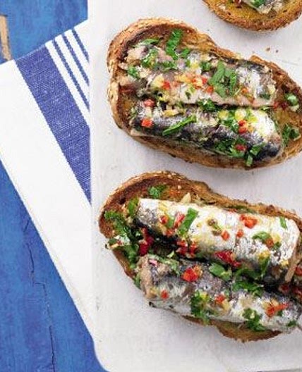 Spanish sardines on toast