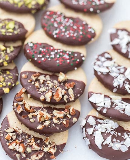 Spiced Shortbread Cookies