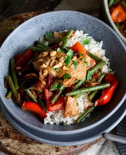 Vegan Gado Gado with Sun-Dried Tomatoes