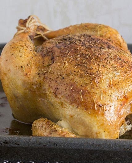Low FODMAP Orange Rosemary Roast Chicken