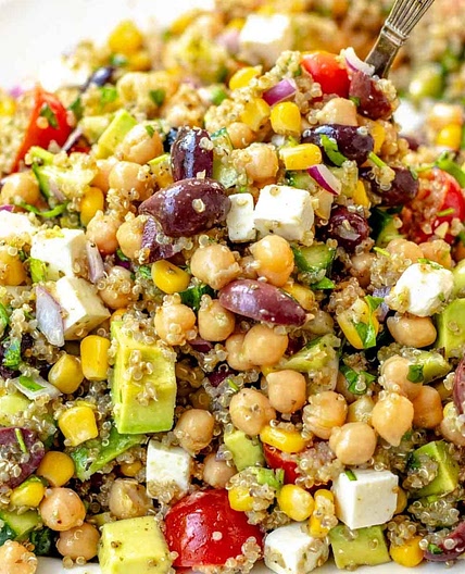 Quinoa Chickpea Salad