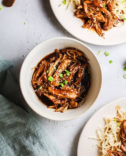 Instant Pot Honey Teriyaki Chicken (a Dump Recipe with FROZEN Chicken Breasts!)