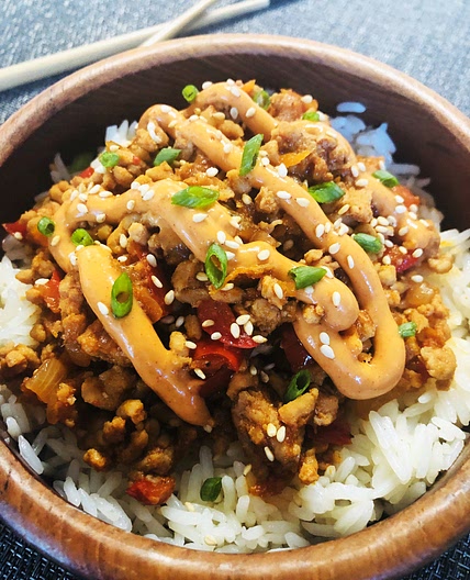 Spicy Korean Pork Rice Bowls