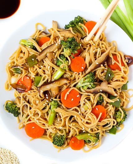 Teriyaki Noodles (Vegan!)