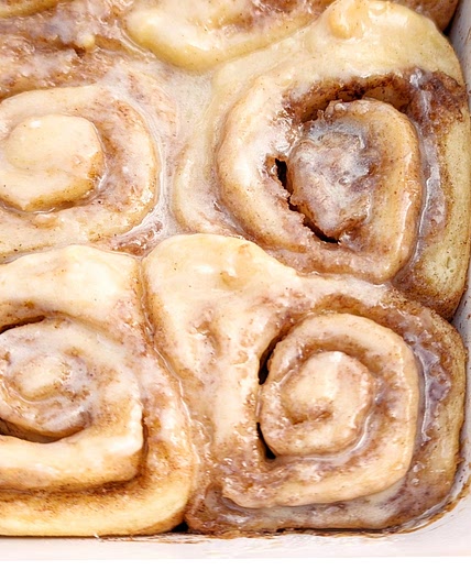 No Yeast Cinnamon Rolls