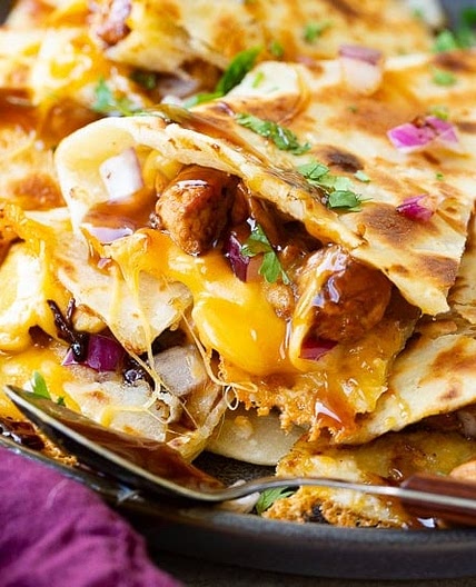 Teriyaki Chicken Quesadilla