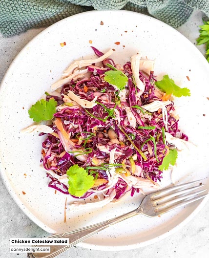 Chicken Coleslaw Salad