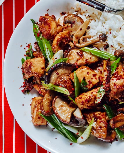 Chicken and Mushroom Stir-Fry