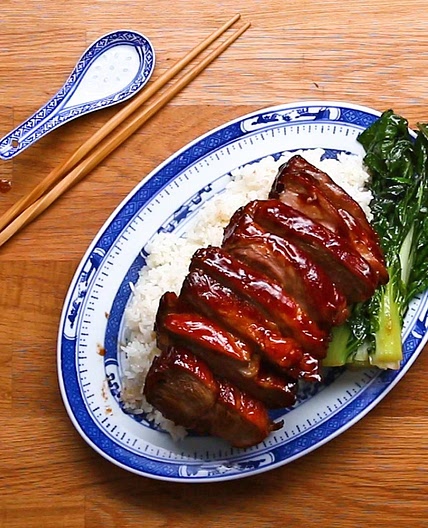 Honey Roasted BBQ Pork (Char Siu) Recipe by Tasty