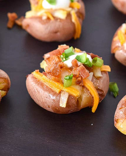 Loaded Smashed Potatoes