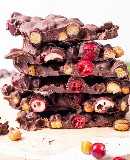 Cranberry & Chickpea Bark