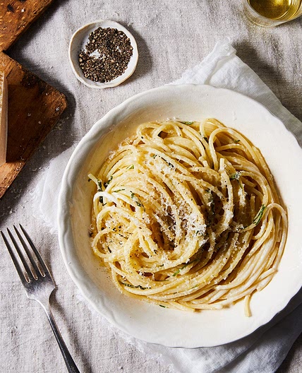 Pasta With Lemon-Parmigiano Sauce