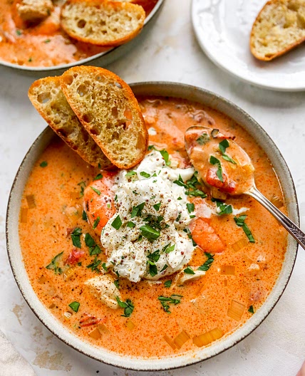 Slow-Cooker Shrimp & Crab Bisque