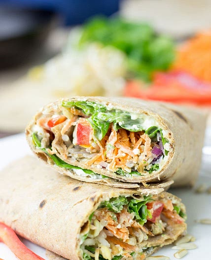 Tangy Veggie Wrap