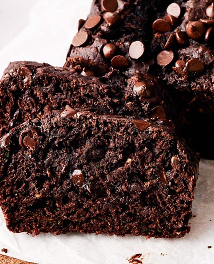 Healthy Chocolate Zucchini Bread
