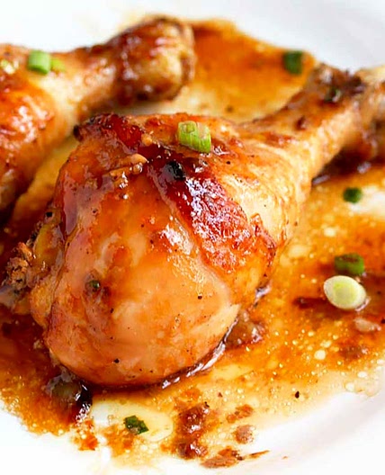 Best Oven Baked Chicken Drumsticks in Honey Soy