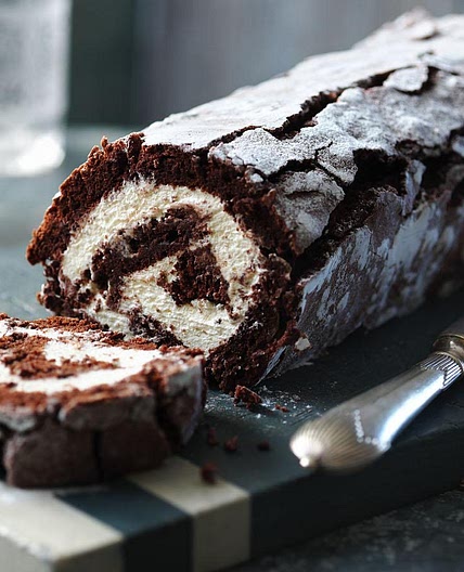 Chocolate roulade