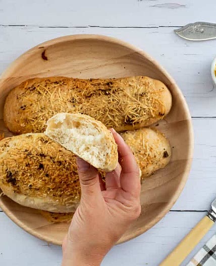 Copycat Subway Parmesan Oregano Bread