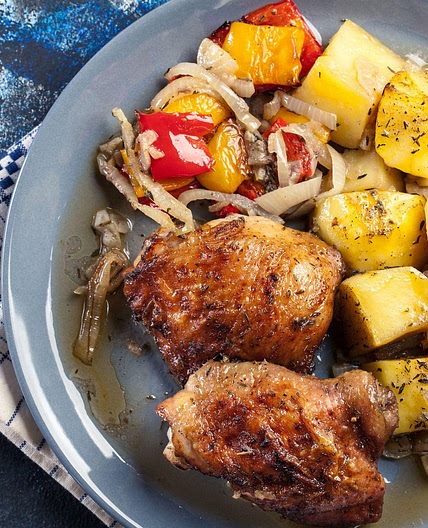 One pot chicken pepper bake recipe