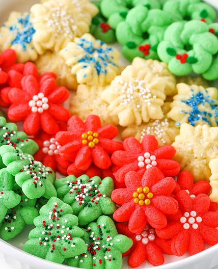 Buttery Classic Spritz Cookies