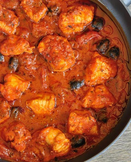 Coda di rospo ai pomodorini