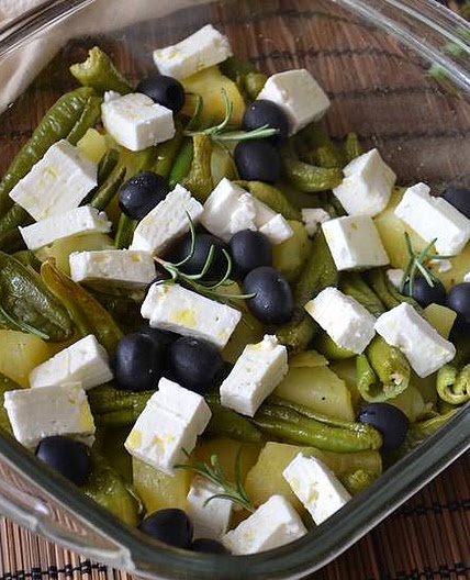 Friggitelli al forno con patate