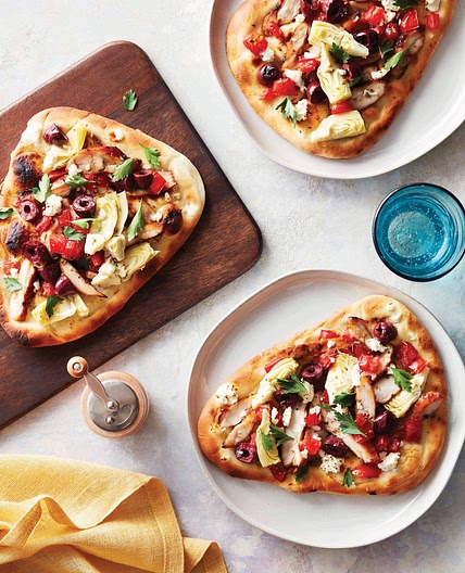 BBQ Chicken Flatbreads from 'Every Day Easy Air Fryer'