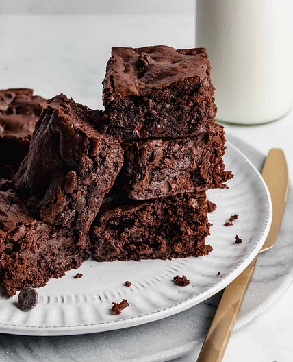 Vegan Brownies (Chewy and Fudgy)