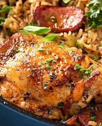 One Pot Chicken and Dirty Rice