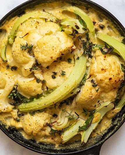 Vegan Cauliflower Cheese
