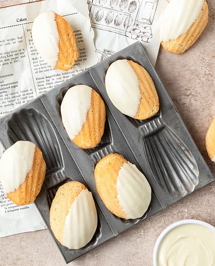 White Chocolate Madeleines
