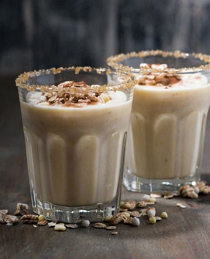 Cremosa gelatina de avena, ¡sabe a horchata!