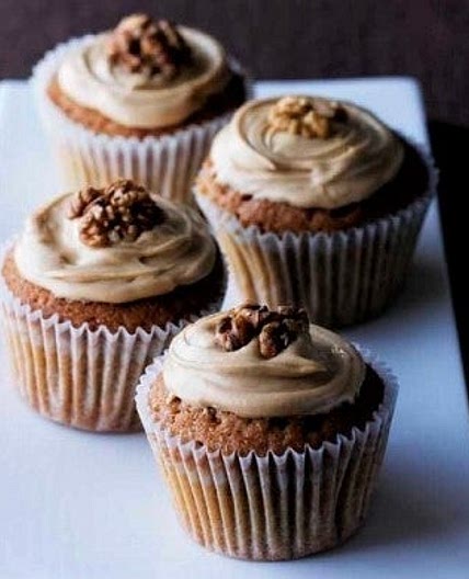 Coffee and Walnut Cupcakes