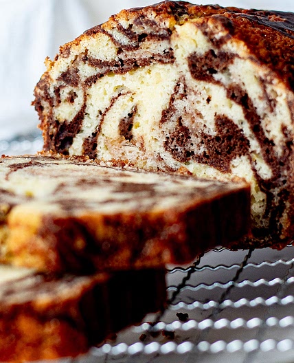 Marble Loaf Cake - Starbucks Copycat Recipe
